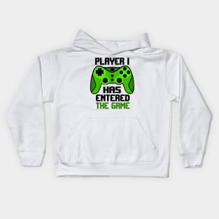Player 1 has entered the game Kids Hoodie